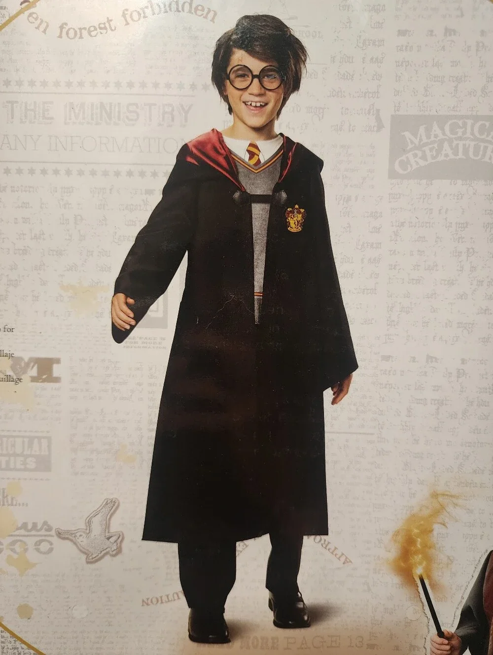 NWT Wizarding World Harry Potter Gryffindor Robe Child Cosplay Halloween Costume